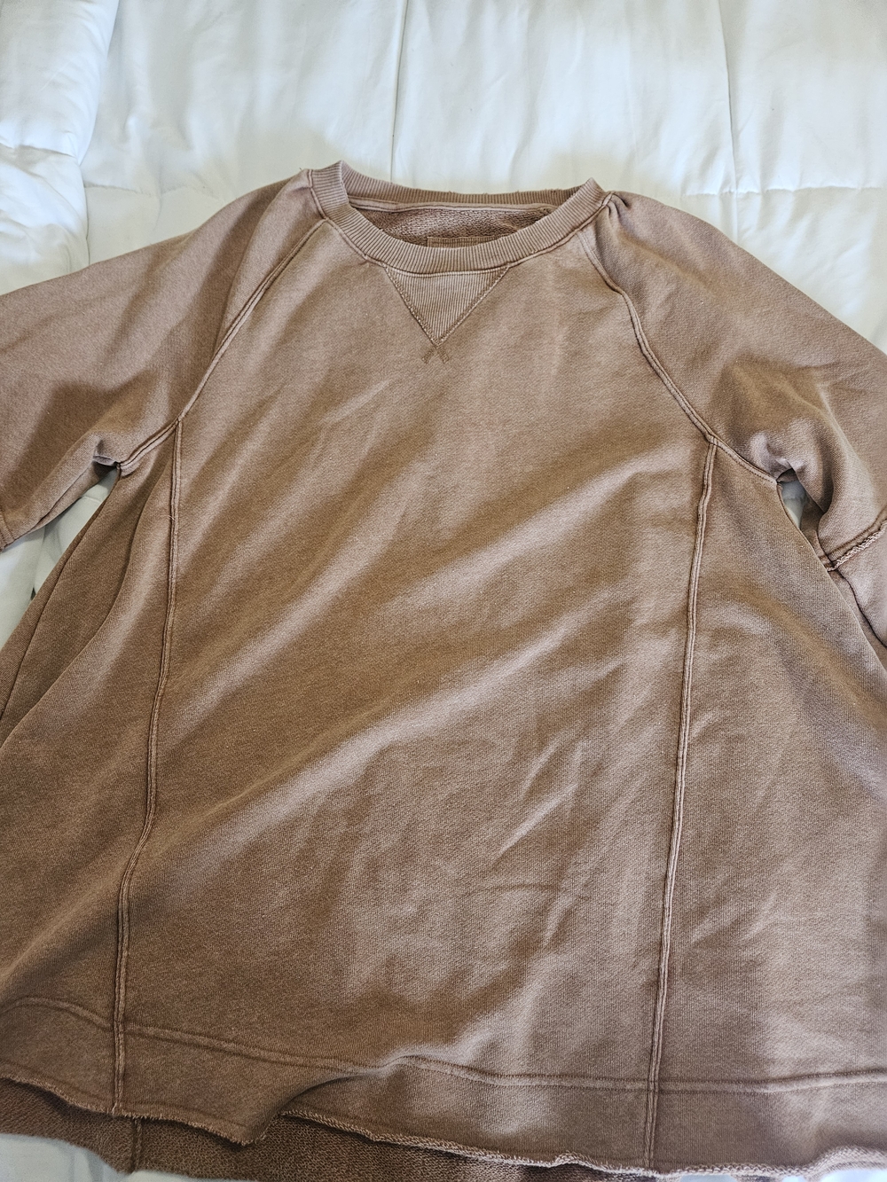 American Eagle Outfitters Brown Crewneck Sweatshirt